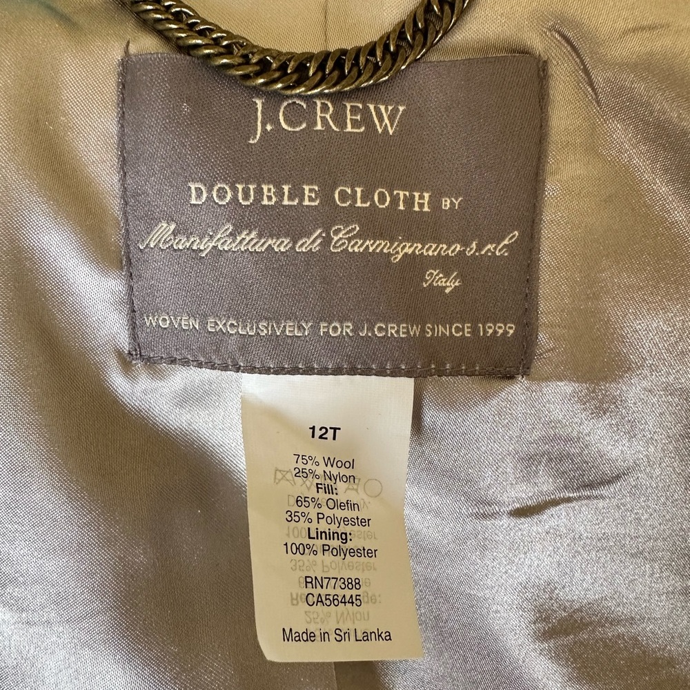 J. Crew Vibrant Blue Trench Coat - Picture 8 of 8